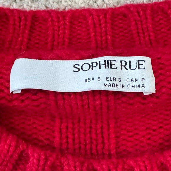 Sophie Rue Rays Wool & Cashmere Crewneck Sweater - Picture 3 of 13